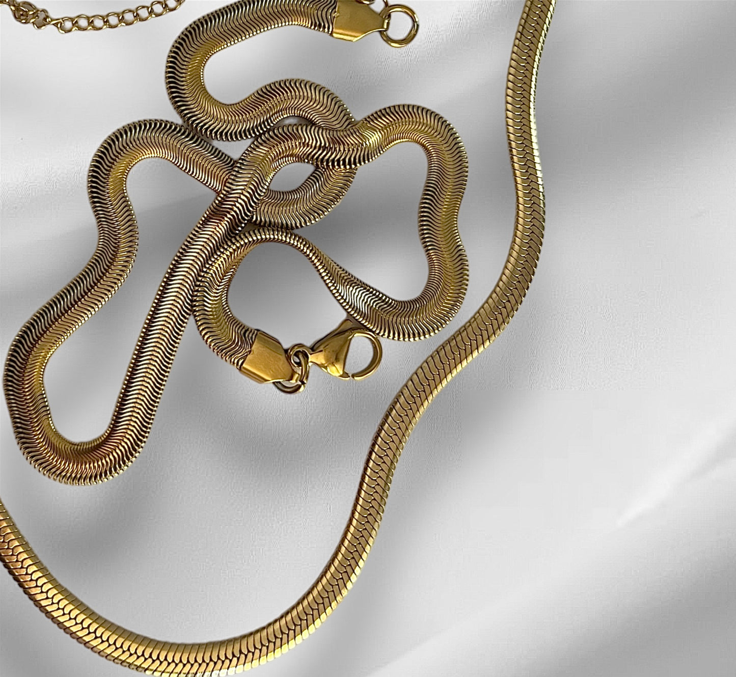 Collana SNAKE PIATTA